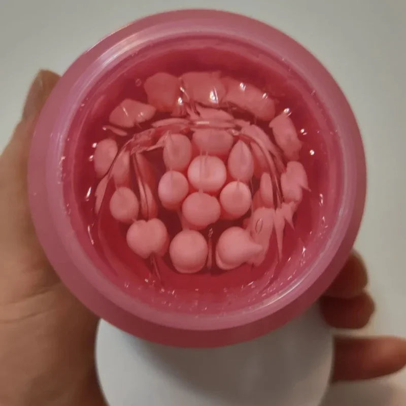 KOEC PDRN Crema de Colágeno Rosa de 50g, Antiarrugas, Hidratante, Iluminadora, Aumenta la Elasticidad, 5% Niacinamida, Colágeno Hidrolizado