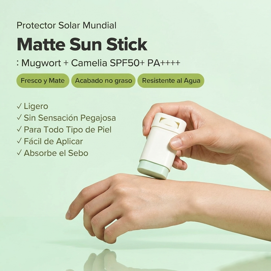 Beauty of Joseon Barra protector solar SPF 50+ PA++++ / Con Artemisia y Camelia Acabado Mate