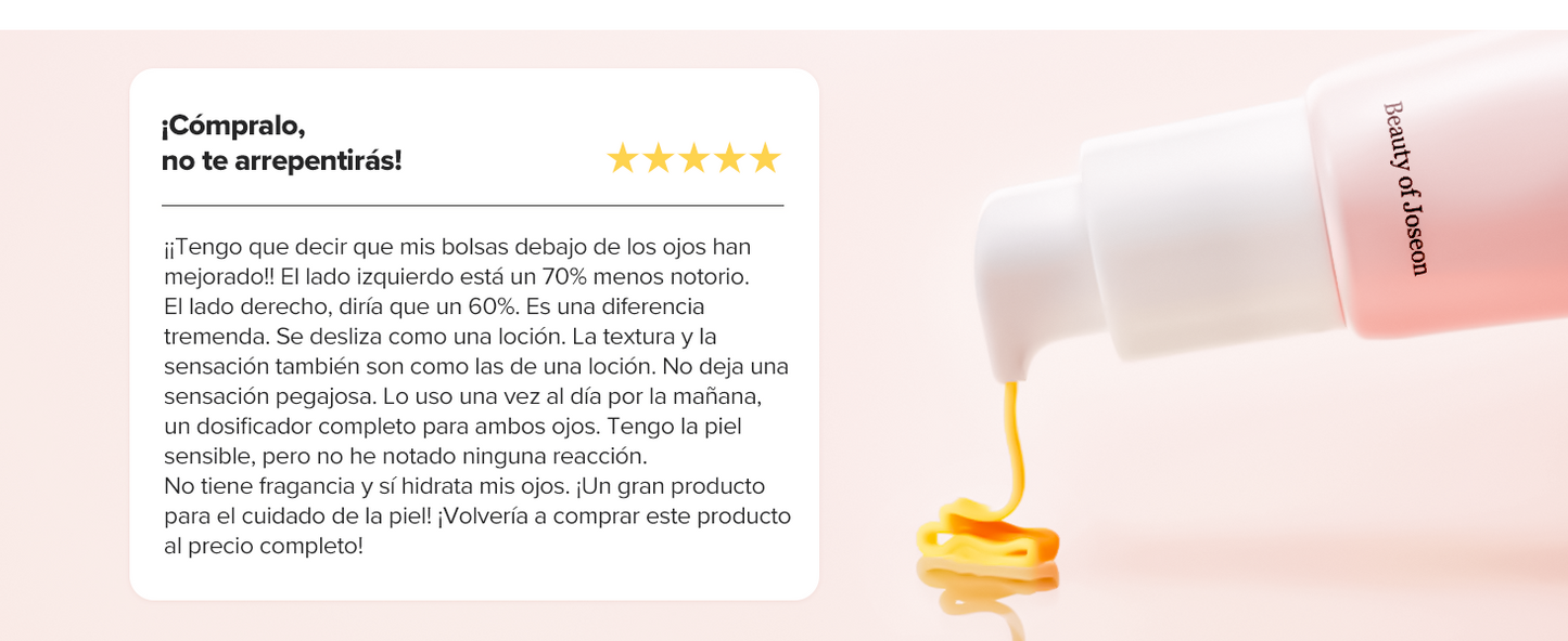BEAUTY OF JOSEON Contorno de Ojos  Rejuvenecedor con Ginseng y Retinal para ojos