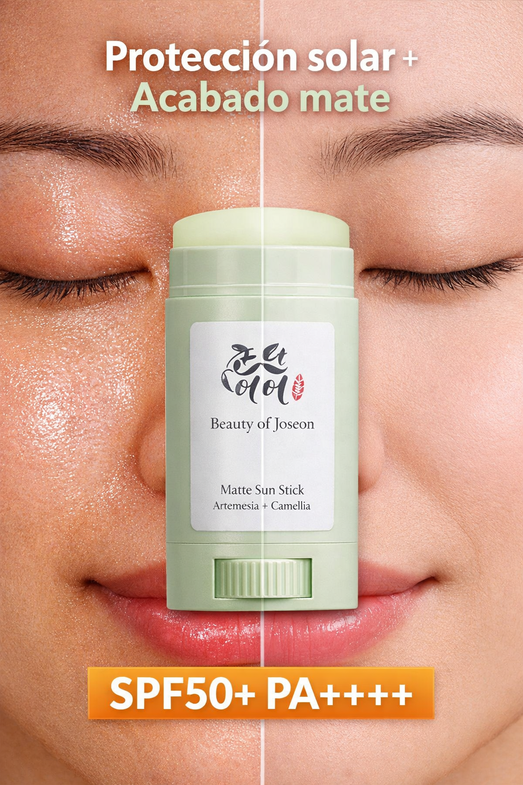 Beauty of Joseon Barra protector solar SPF 50+ PA++++ / Con Artemisia y Camelia Acabado Mate