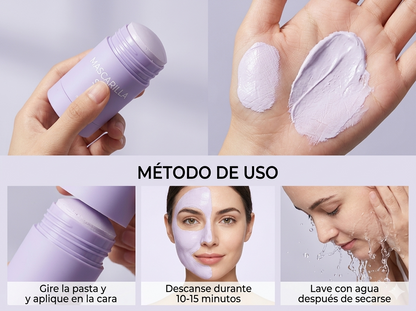 Stick Detox Facial Tratamiento para Acné y Puntos Negros con Extractos de berenjena