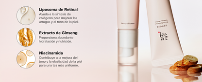 BEAUTY OF JOSEON Contorno de Ojos  Rejuvenecedor con Ginseng y Retinal para ojos