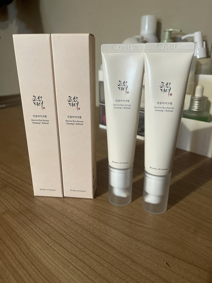 BEAUTY OF JOSEON Contorno de Ojos  Rejuvenecedor con Ginseng y Retinal para ojos