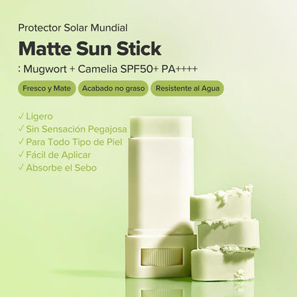 Beauty of Joseon Barra protector solar SPF 50+ PA++++ / Con Artemisia y Camelia Acabado Mate