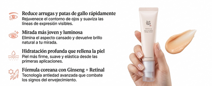 BEAUTY OF JOSEON Contorno de Ojos  Rejuvenecedor con Ginseng y Retinal para ojos