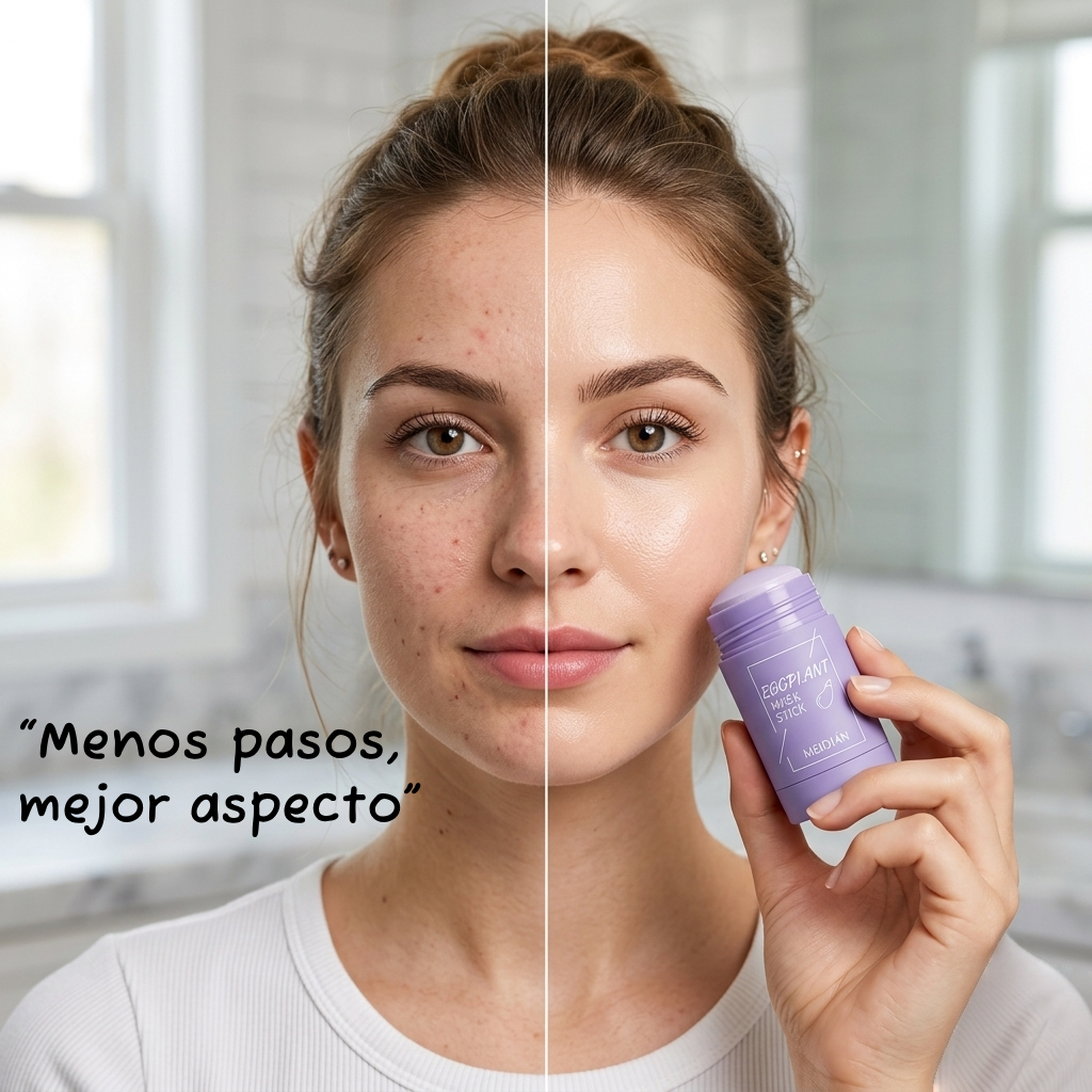 Stick Detox Facial Tratamiento para Acné y Puntos Negros con Extractos de berenjena