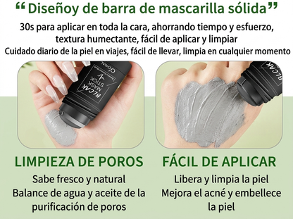 Stick Detox Facial Tratamiento para Acné y Puntos Negros con Carbón de bambú