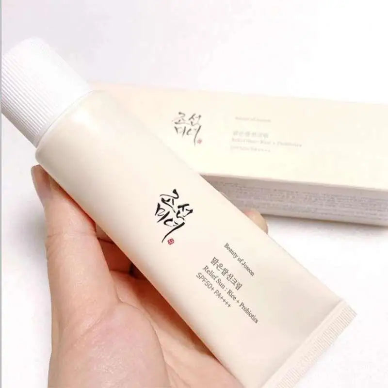 Protector Solar Beauty of Joseon con Probióticos de Arroz Coreano, Crema Facial Humectante Suave, 50 ml