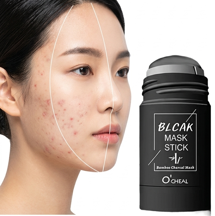 Stick Detox Facial Tratamiento para Acné y Puntos Negros con Carbón de bambú